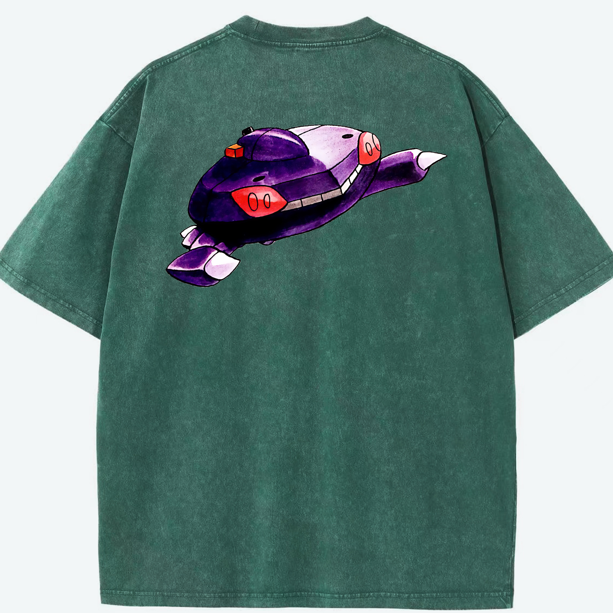 （画像用） ポケットモンスター Pokémon 綿100% ヴィンテージ風 半袖Tシャツ（背面プリント）